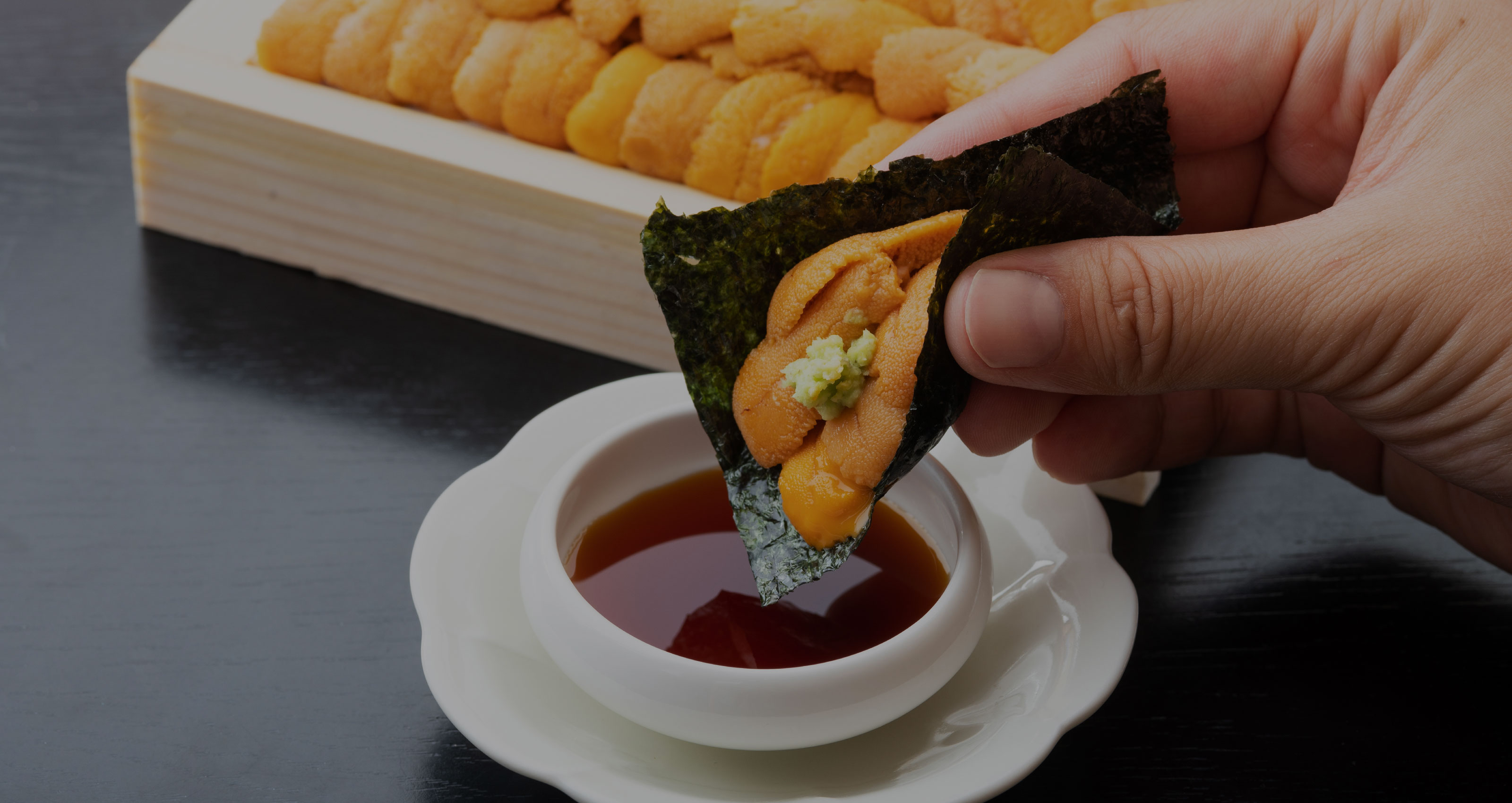 すし道楽海斗自慢のウニ(雲丹)